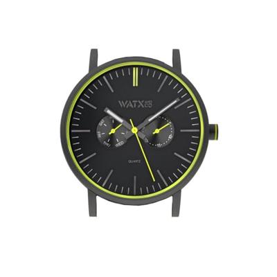 Horloge Uniseks Watx & Colors WXCA2729 Zwart (Ø 44 mm)