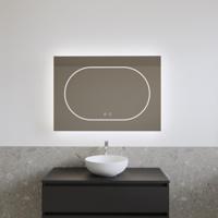 Spiegel Gliss Design Nova 140x70 cm Incl. Spiegelverwarming Direct en Indirect LED-verlichting - thumbnail