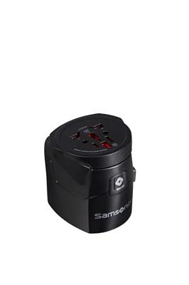 WORLD ADAPTOR PRO 3-P+USB Black