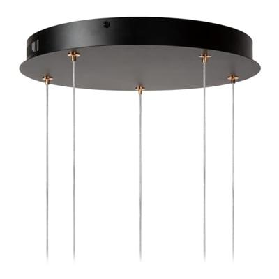 Lucide BERLIANE - Hanglamp - Ø 34 cm - LED Dimb. - 5x4W 2700K - Met vervangbare LED-module - Transparant | Essential