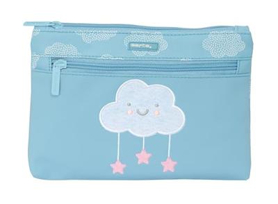 Schoolpennenzak Safta Nube Wolken Blauw 23 x 16 x 3 cm Schoolpennenzak Safta Nube Wolken Blauw 23 x 16 x 3 cm