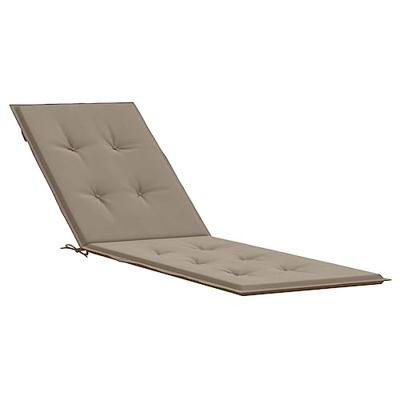 VidaXL Terrasstoelkussen (75+105)x50x4 cm taupe