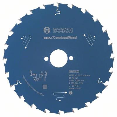 Bosch Accessoires Cirkelzaagblad Expert for Construct Wood 190X30X2/1.3X24 - 2608644139 - thumbnail