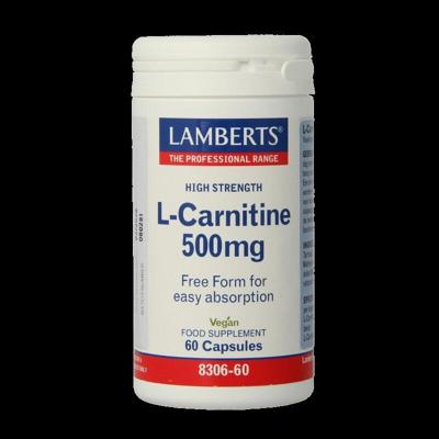 Lamberts L-Carnitine 500mg 60 Vegetarische capsules