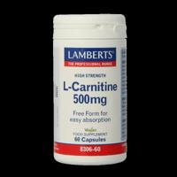 Lamberts L-Carnitine 500mg 60 Vegetarische capsules - thumbnail