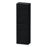 Hoge Kast Duravit D-Neo Kolomkast Wand 132 cm Rechtsdraaiend Mat Eiken Zwart Duravit - thumbnail