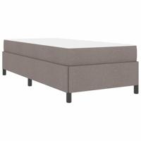 Boxspring bed Crème, Zwart 90 x 200 cm Stof, Engineered Hout - thumbnail