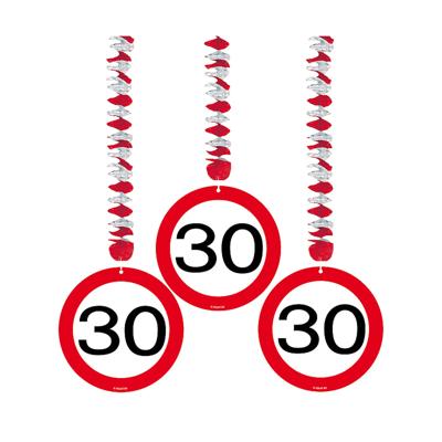 Hangdecoratie verkeersbord '30'
