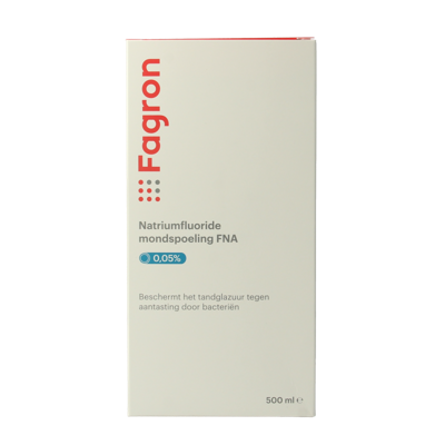 Fagron Natriumfluoride mondspoeling 0.05% 500 Milliliter