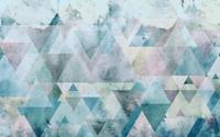 Noordwand Komar Pure Fotobehang Triangles Blue - P018A-VD4 - thumbnail