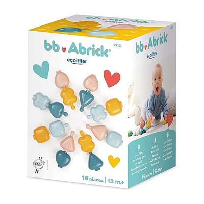 Abrick Ecoiffier bb motoriekkralen bouwspeelset - 16dlg. Abrick Ecoiffier bb motoriekkralen bouwspeelset - 16dlg.