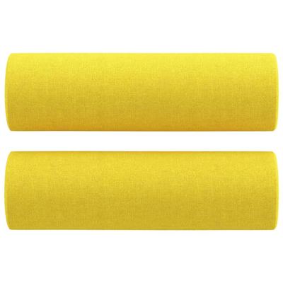 VidaXL Sierkussens 2 st 15x50 cm stof lichtgeel
