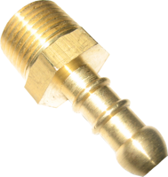 Gimeg Slangpilaar 1/2 inch buiten messing - thumbnail