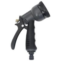 VidaXL Tuinslang met sproeikop 0,6&apos;&apos; 7,5 m roestvrij staal zilverkleur - thumbnail