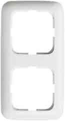 Busch-Jaeger afdekraam 2-voudig glanzend wit 2512-214