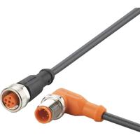 ifm Electronic EVC675 Verbindingskabel Aantal polen (sensoren): 3, 5 Stekker, haaks, Bus, recht 0.3 m 1 stuk(s) - thumbnail