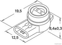 HERTH+BUSS Line connector 25pcs. herth & buss - thumbnail