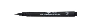 Fineliner uni-ball pin 1mm zwart | 12 stuks Fineliner uni-ball pin 1mm zwart | 12 stuks