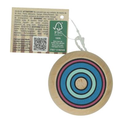 Rc Houten jojo met cikels, 5cm Rc Houten jojo met cikels, 5cm