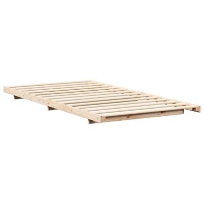 Bedframe Bruin 100 x 210 cm Massief grenenhout