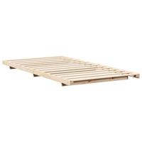 Bedframe Bruin 80 x 210 cm Massief grenenhout - thumbnail