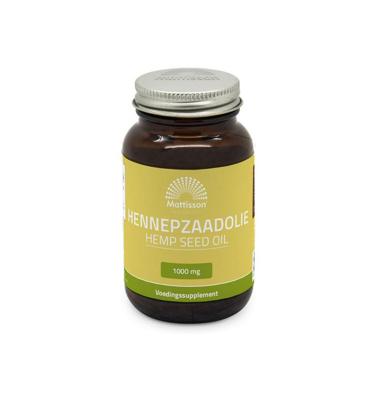 Mattisson Hennepzaadolie 1000mg 60 Capsules