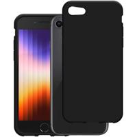 Just in Case Soft TPU Case voor Apple iPhone SE 2022 Telefoonhoesje Zwart - thumbnail