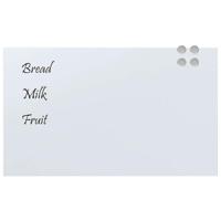 Wandmagneetbord 100x60 cm gehard glas wit - thumbnail