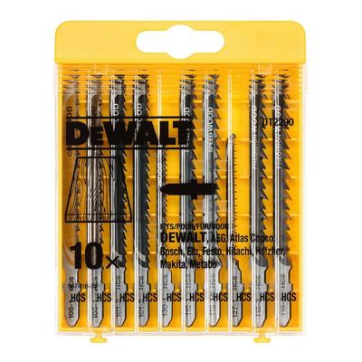 DeWALT DT2290 Decoupeerzaagbladenset voor hout 10-delig