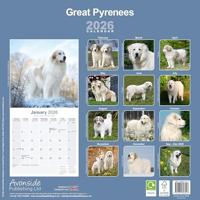 Pyreneese Berghond Kalender 2026 - thumbnail