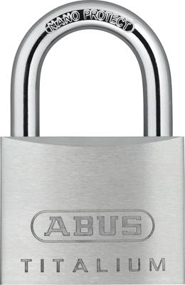ABUS Cilinderhangslot | breedte slotlichaam 50 mm | Titalium verschillendsluitend | 1 stuk - 77086 77086