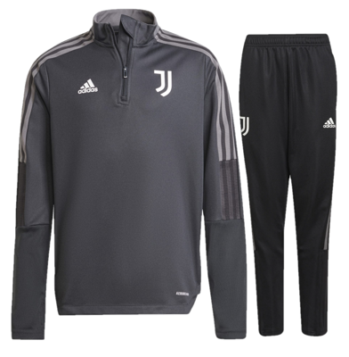 Juventus Trainingstop Junior 2021-2022 - Maat 176 - Kleur: Zwart | Soccerfanshop