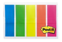 Post-it index translucent, ft 11,9 x 43,2 mm, houder met 20 tabs in 5 verschillende kleuren - thumbnail
