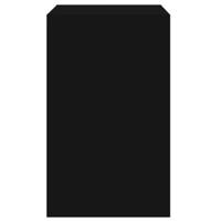 VidaXL Schoenenkast 60x42x69 cm bewerkt hout zwart - thumbnail