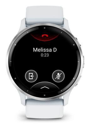 Orologio GPS connesso - GARMIN - Venu 3 - WiFi - 35,4 mm (1,4) - Acciaio argentato, cassa bianca e cinturino in silicone bianco