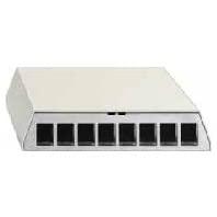 Rutenbeck PP-UM A-8 Ap rw 8 poorten Patchpaneel Wit - thumbnail