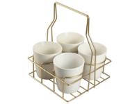 Gusta Bekers in Rek Goud 250 ml - 4 Stuks - thumbnail