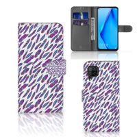 Huawei P40 Lite | Telefoon Hoesje | Feathers Color - thumbnail
