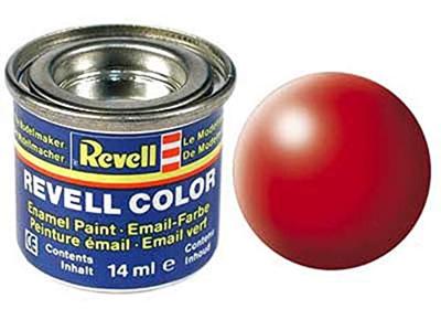 Revell Emailverf Felrood (zijdemat) 332 Doos 14 ml