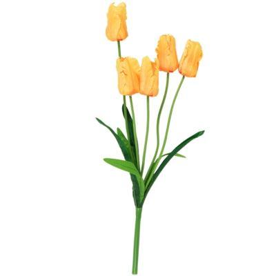 Kunstbloem Tulp geel 58 cm | 24 stuks