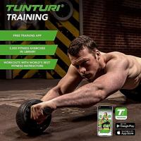 Tunturi Dubbele Trainingswiel | Buikspiertrainer | Buikspierwiel | Met Kniemat - thumbnail