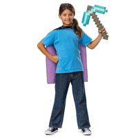 Minecraft - Diamond Pickaxe & Cape Set - thumbnail