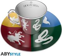 Harry Potter - Houses Mirror Mug & Plate Set - thumbnail