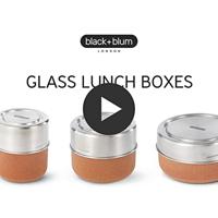 Black+Blum Glas Lunchpot - Ø95mm - Leisteen - thumbnail