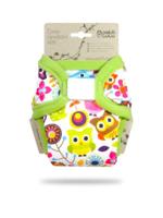 Petit Lulu Overbroekje Blije Uilen (Happy Owls) - Newborn (2-6 kilo) - Klittenband - thumbnail