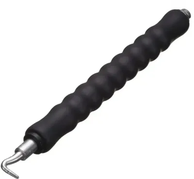 NATURE Draaidraad - Automatisch, rubberen handvat - Inclusief 50x (L16 cm x Ø1 mm) - Gegalvaniseerde stalen lusschakels - H30 cm