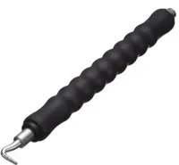 NATURE Draaidraad - Automatisch, rubberen handvat - Inclusief 50x (L16 cm x Ø1 mm) - Gegalvaniseerde stalen lusschakels - H30 cm - thumbnail