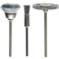 kwb Draadborstelset, 3-delig, HSS staaldraad, gegolfd 518000 3 stuk(s) - thumbnail