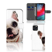 Apple iPhone 11 Pro Telefoonhoesje met Pasjes Franse Bulldog - thumbnail