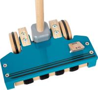 Small Foot - houten stofzuiger met gekleurde klittenband stippen, 12dlg. - thumbnail